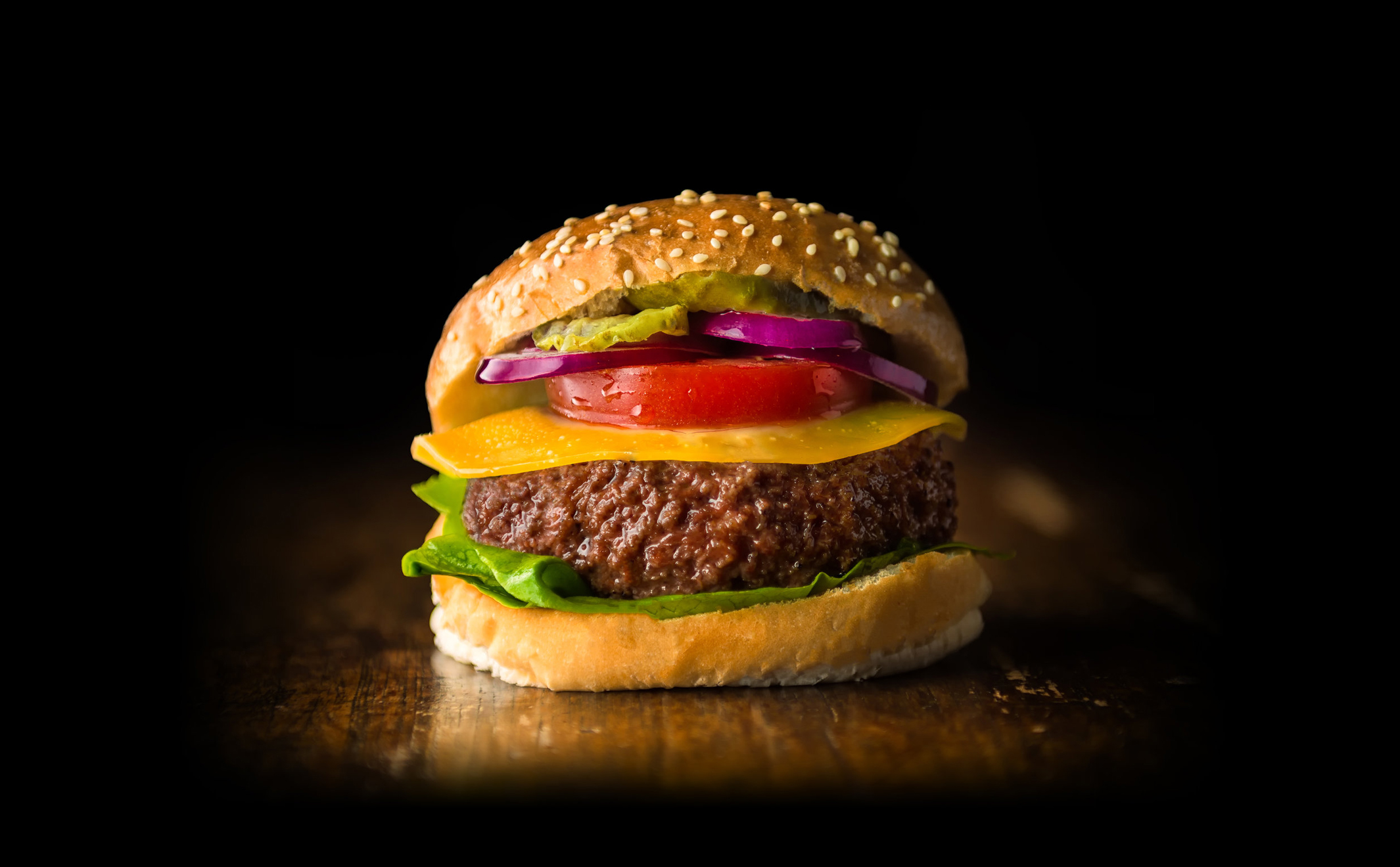 Freshly prepared Al Jood burger